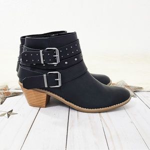 Rocket Dog Beelo moto ankle boots black size 9